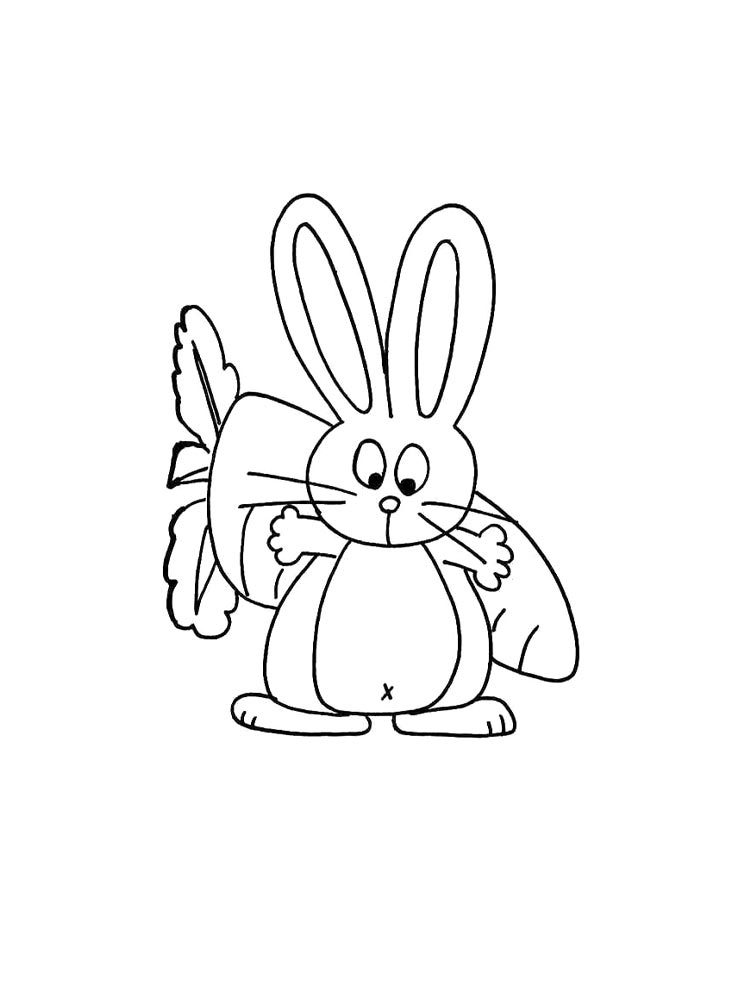 Hares coloring pages