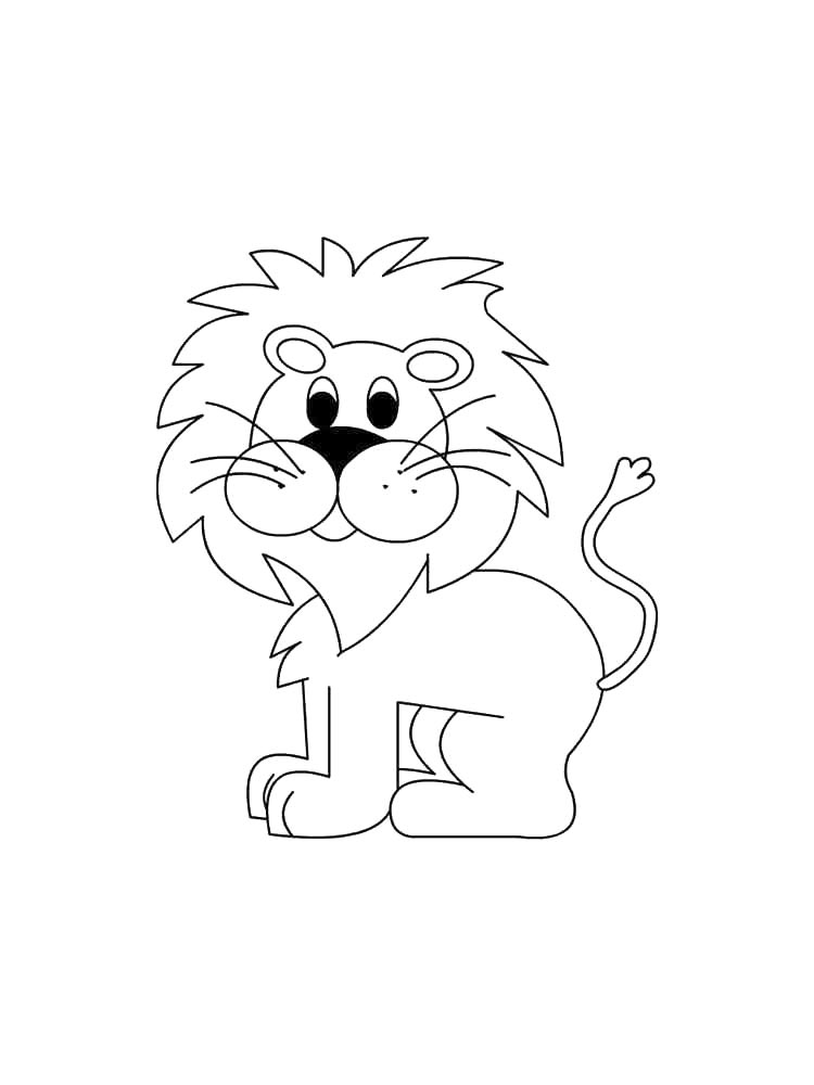 Lion coloring pages