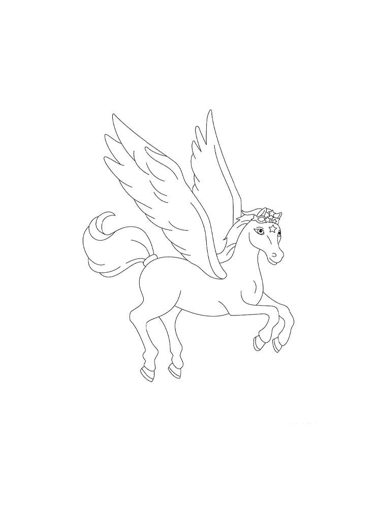 Pegasus coloring pages