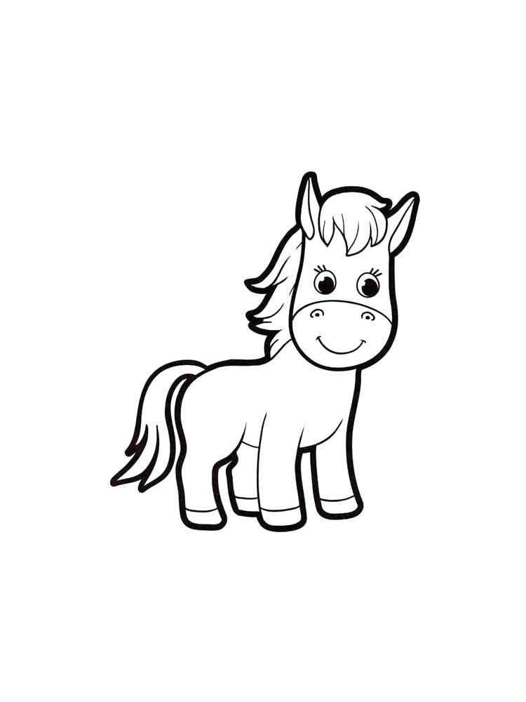 Pony coloring pages