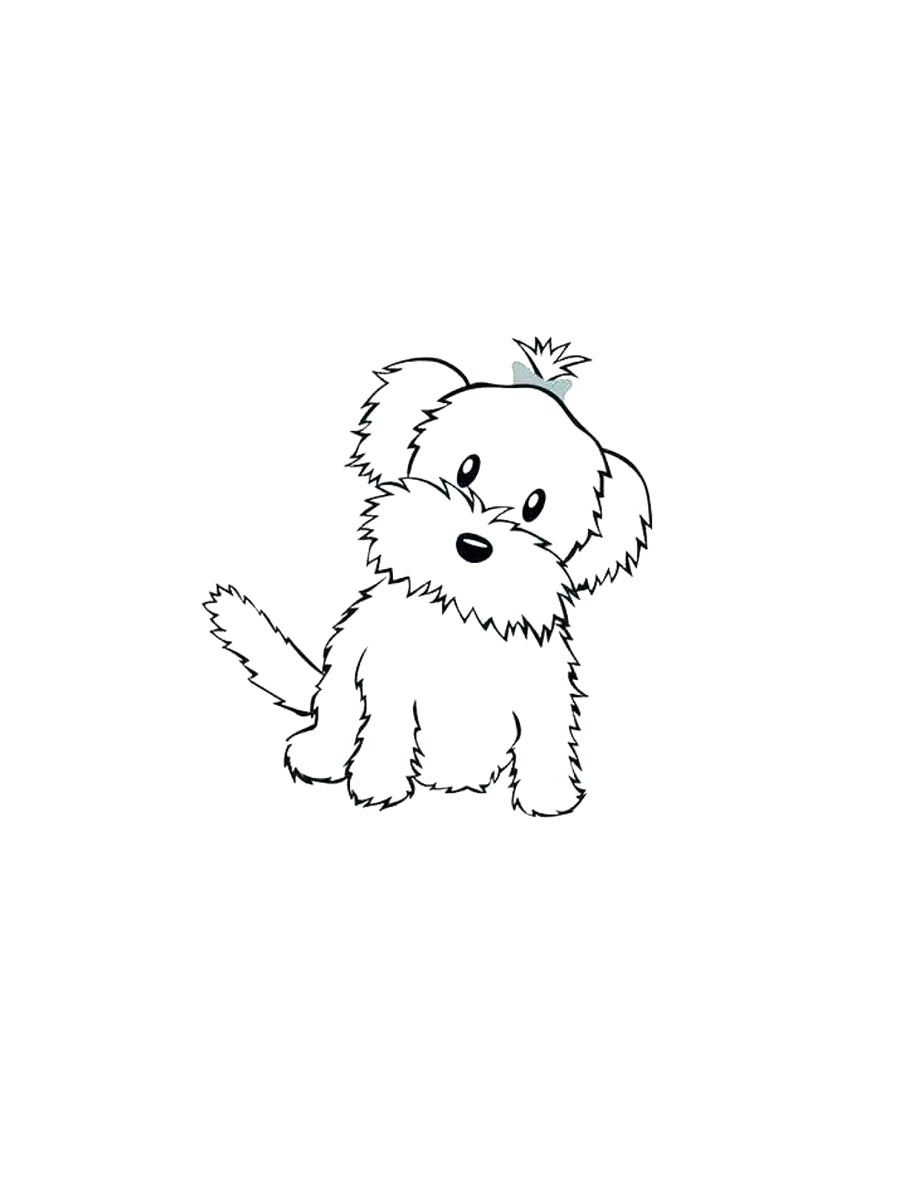 Puppy coloring pages