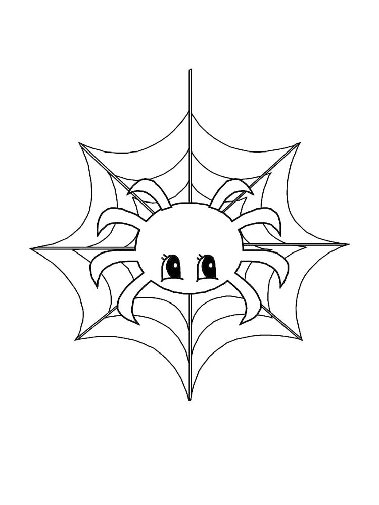 Spider coloring pages