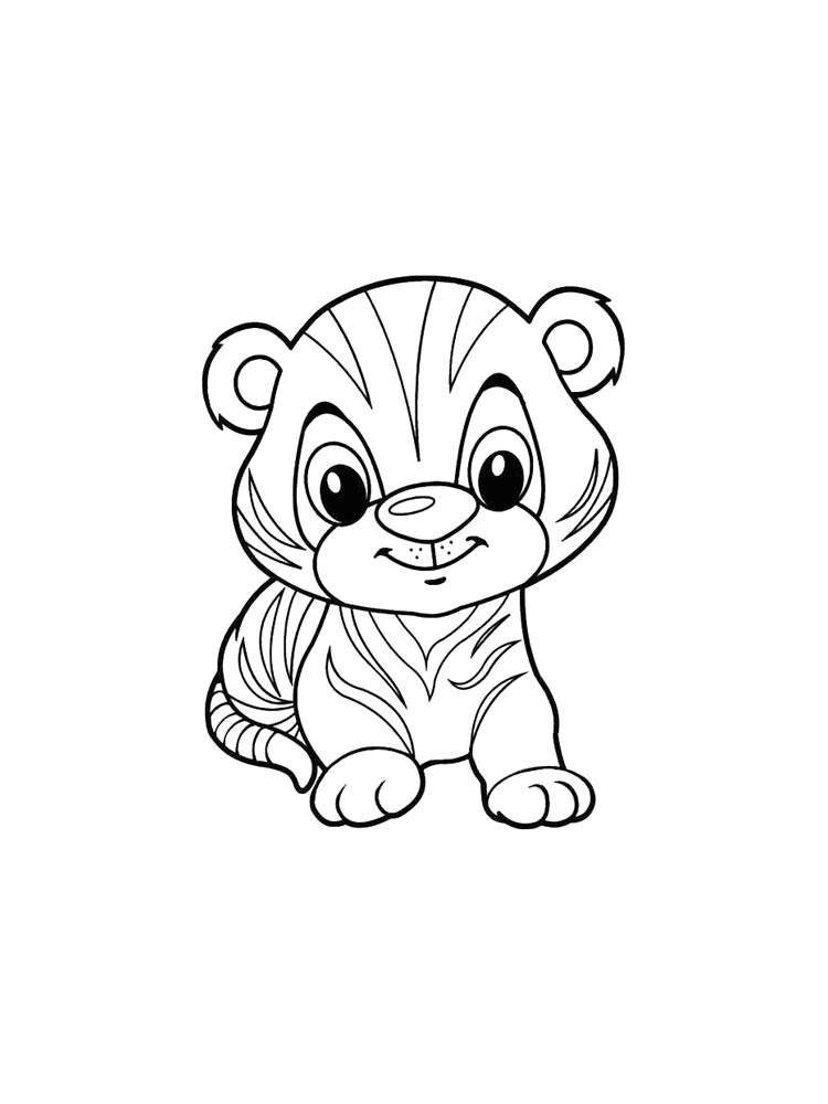 Tiger coloring pages