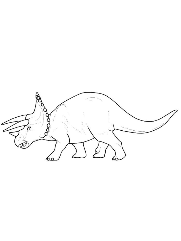 Triceratops coloring pages