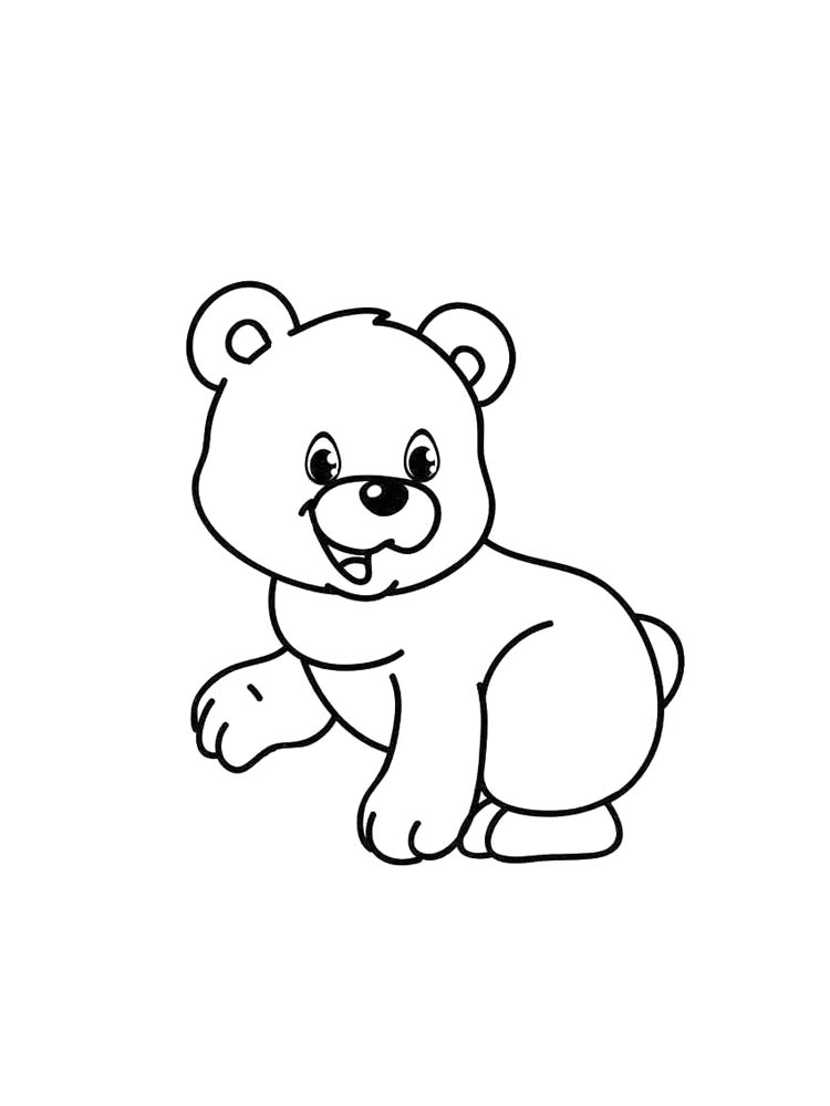 Bear coloring pages