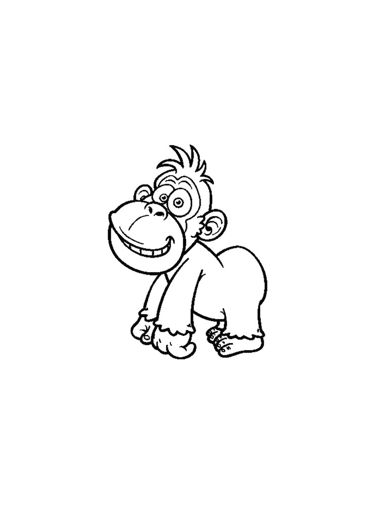 Apes coloring pages