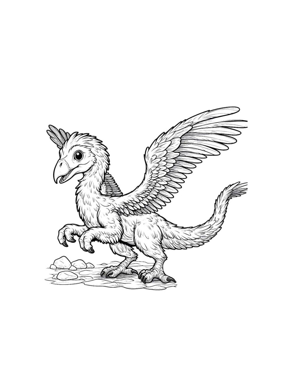 Archaeopteryx coloring pages