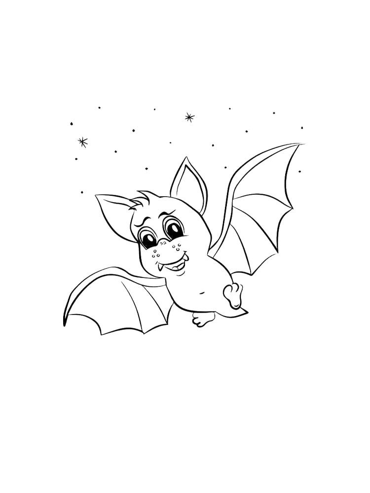 Bat coloring pages