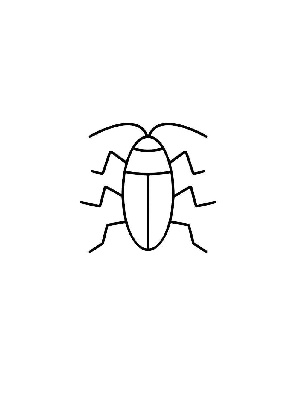 Cockroach coloring pages