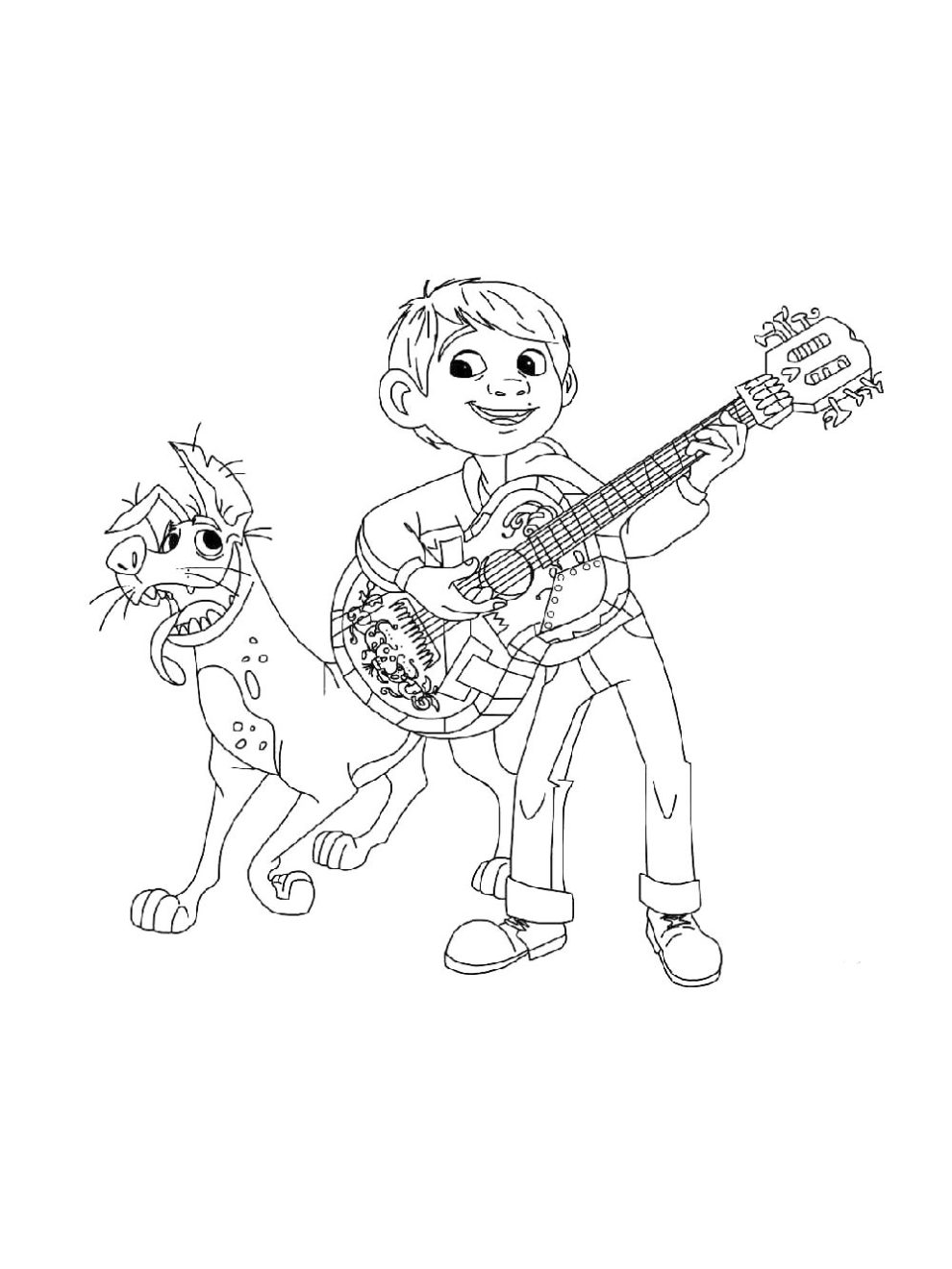 Coco coloring pages