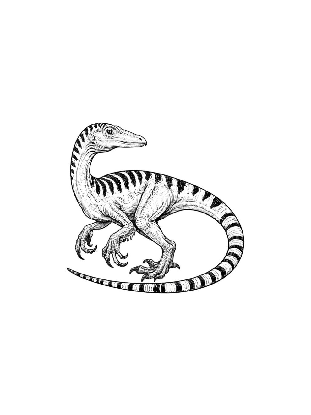 Coelophysis coloring pages