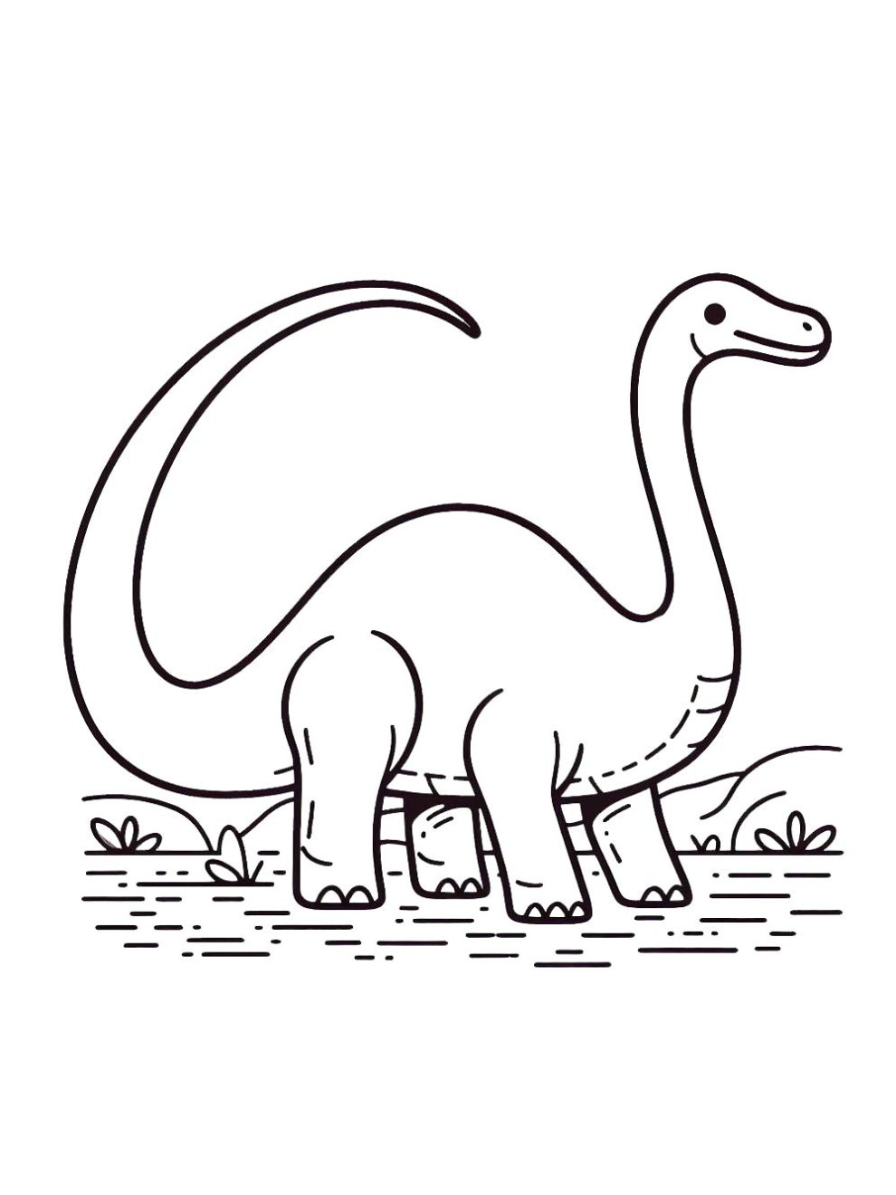 Diplodocus coloring pages