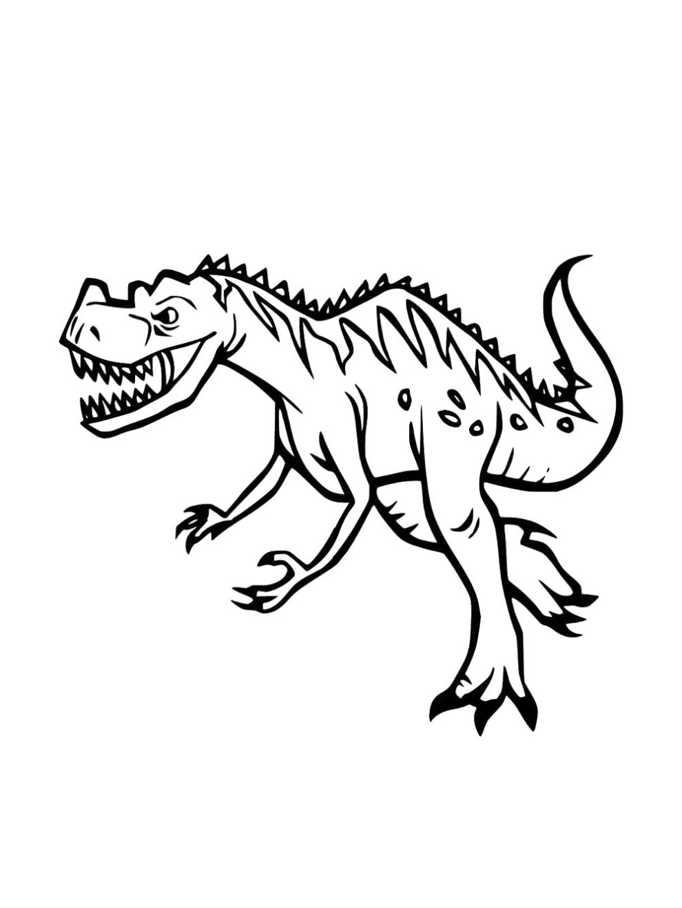 Giganotosaurus coloring pages