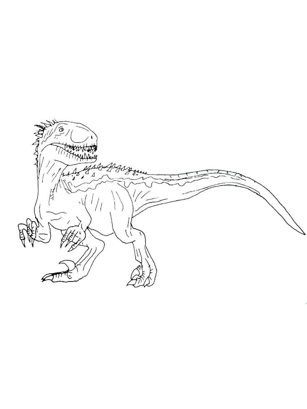 Indoraptor coloring pages