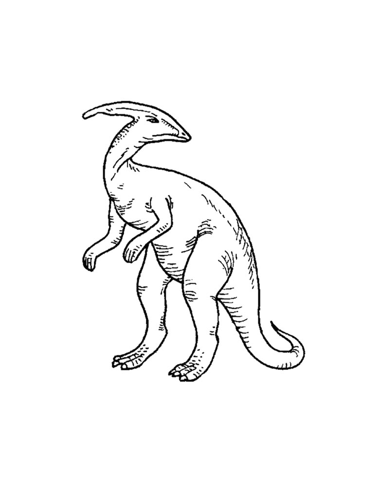 Parasaurolophus coloring pages