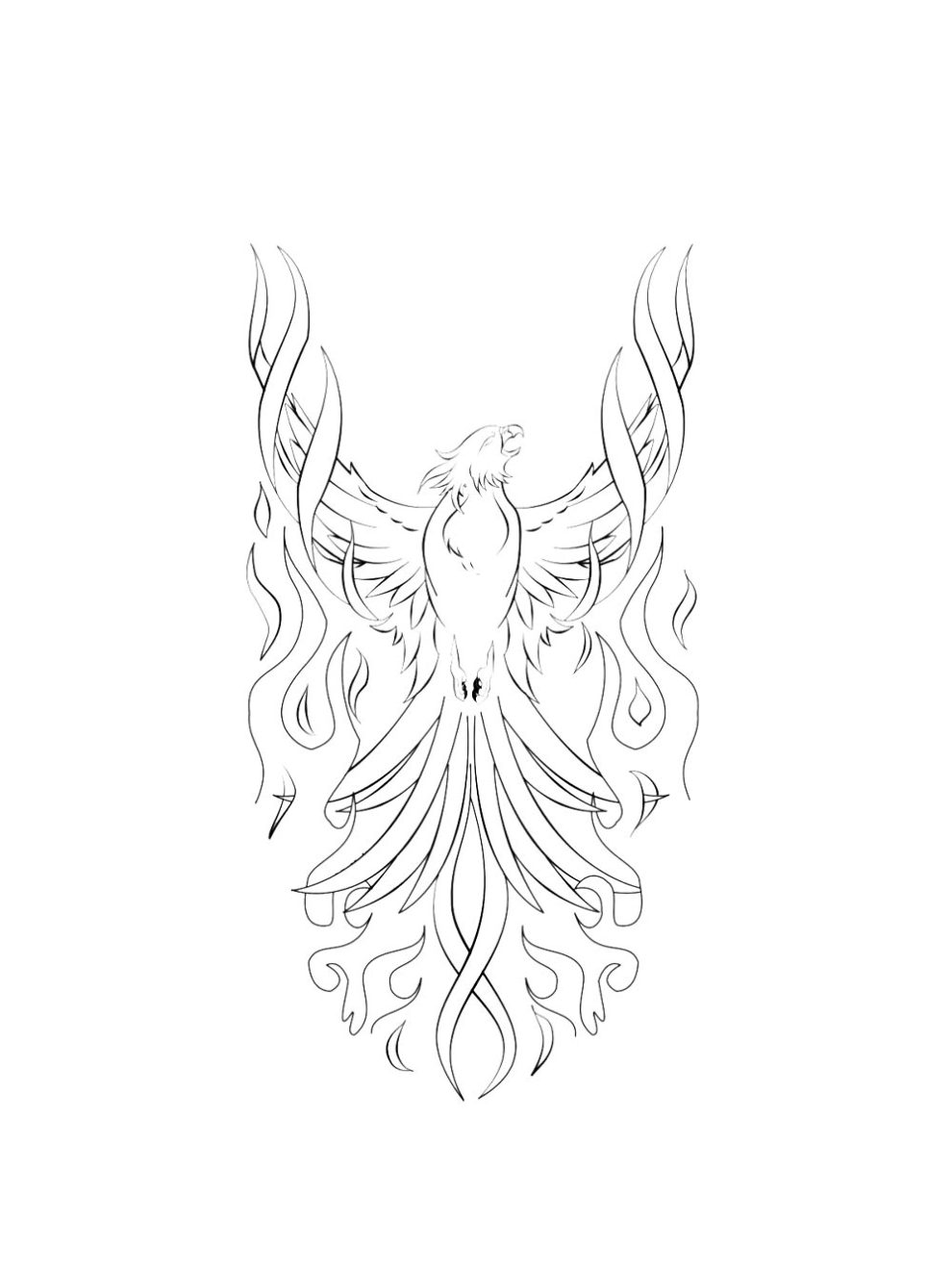 Phoenix coloring pages