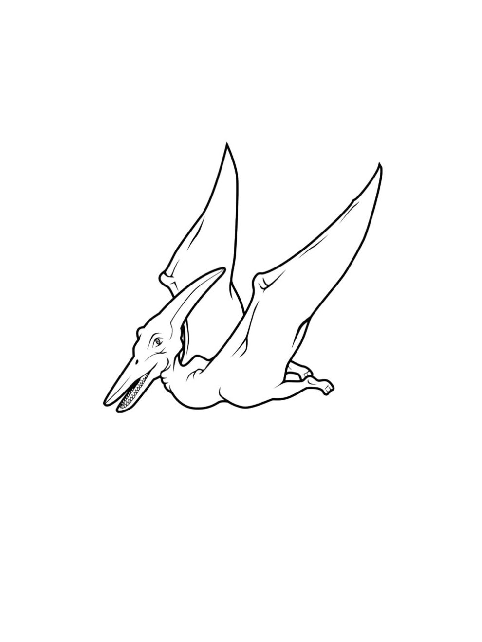 Pteranodon coloring pages