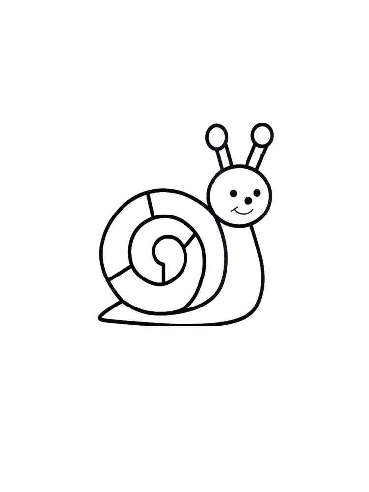 Snail coloring pages