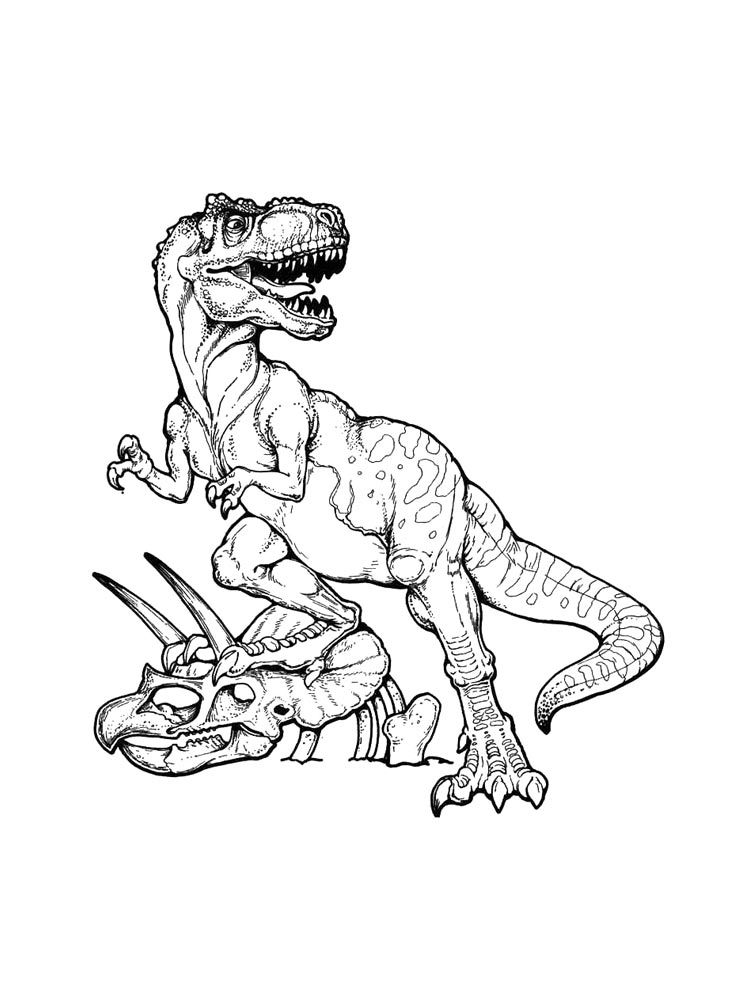 Tarbosaurus coloring pages