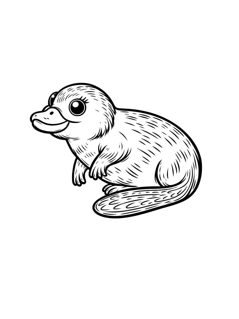 Duckbill coloring page 18