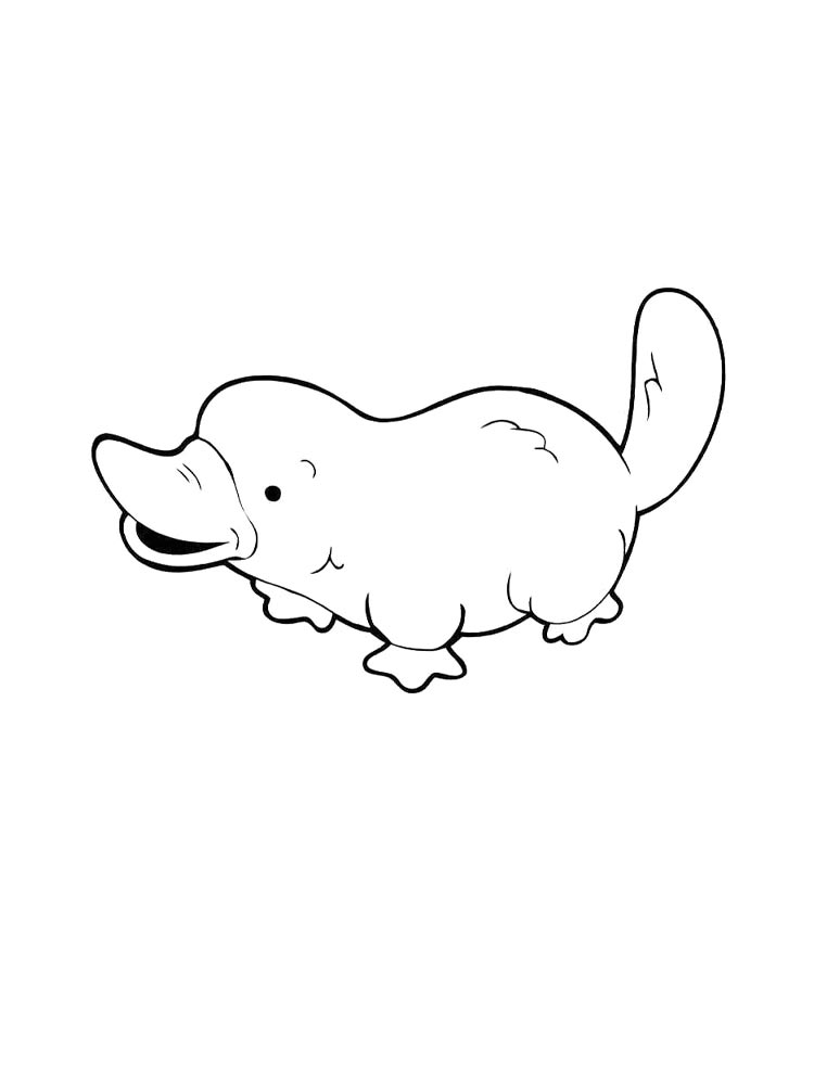 Duckbill coloring page 16