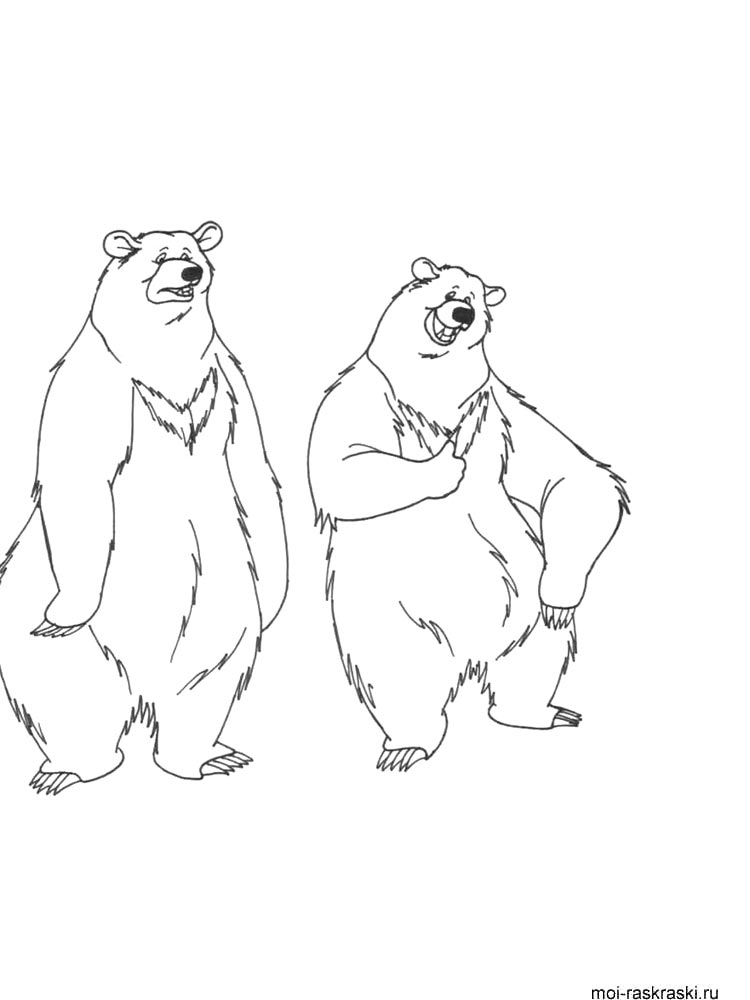 Bear coloring page 15