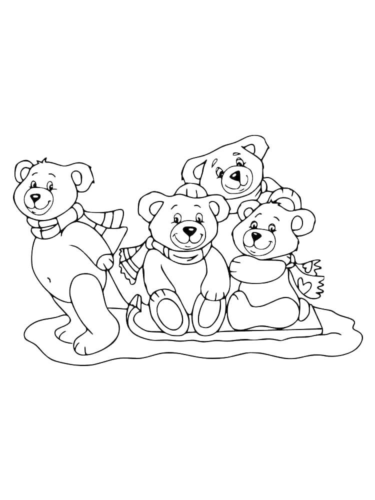 Bear coloring page 12