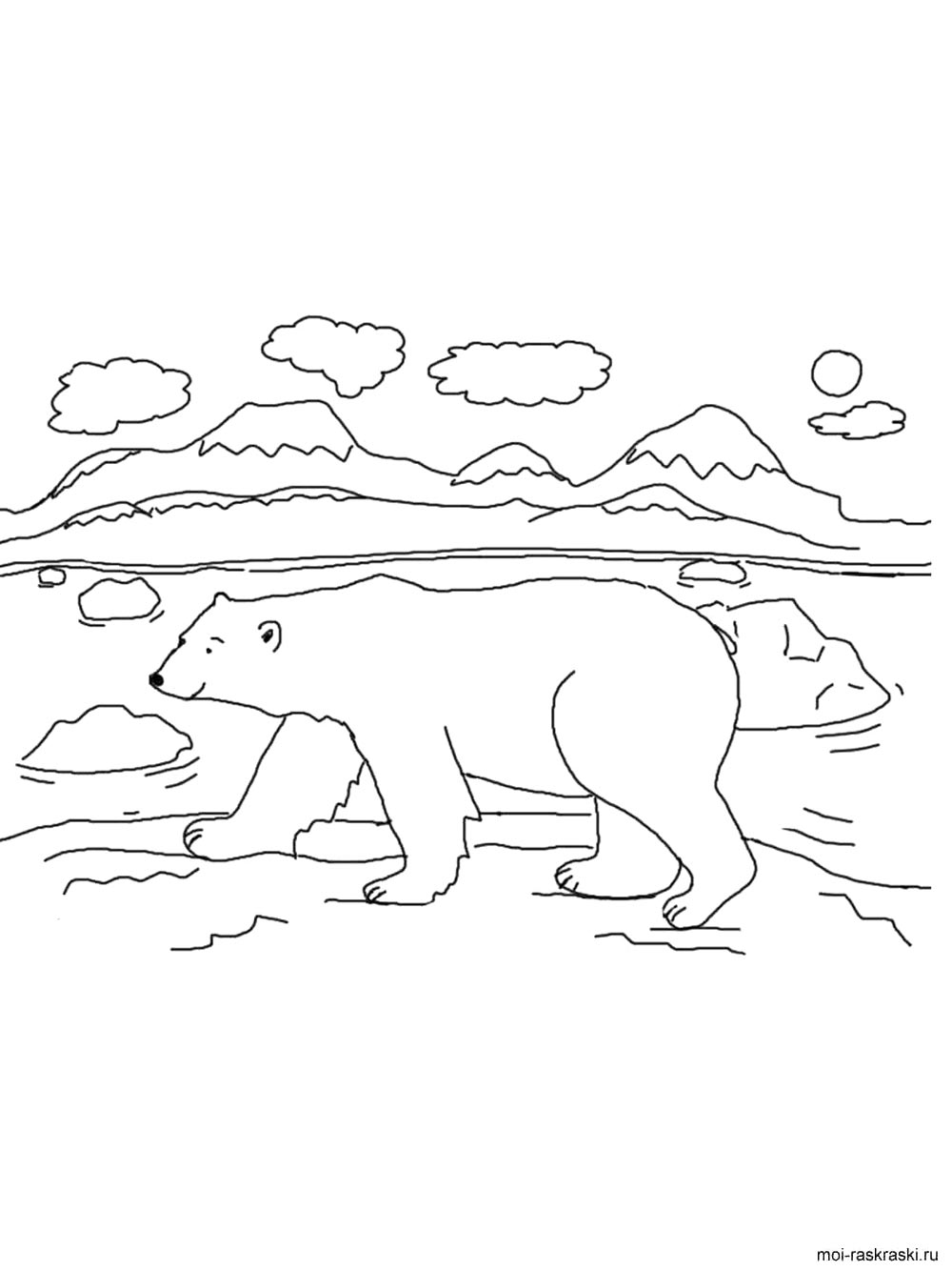 Bear coloring page 25