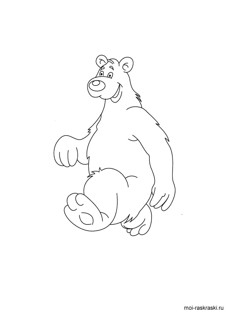 Bear coloring page 28