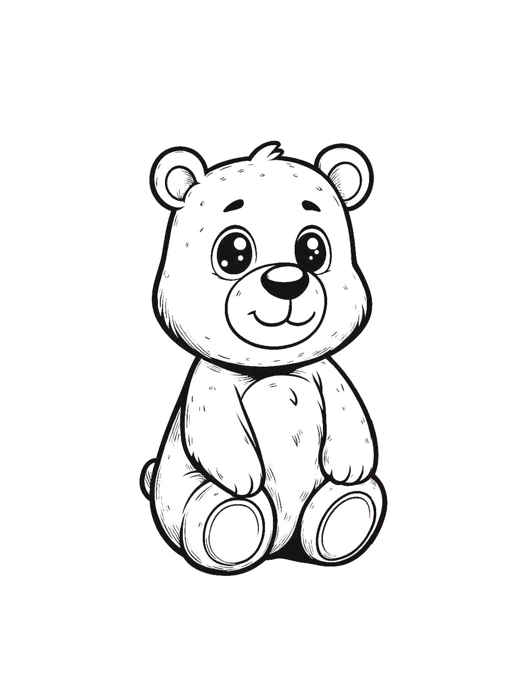 Bear coloring page 36