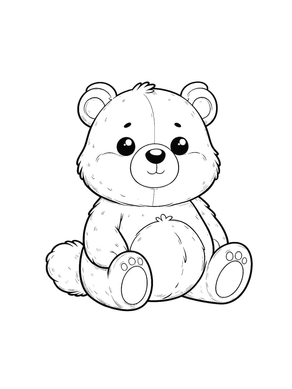 Bear coloring page 45