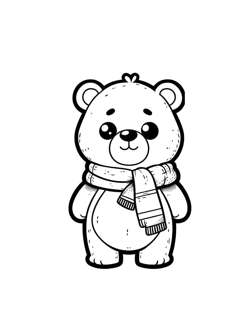 Bear coloring page 43