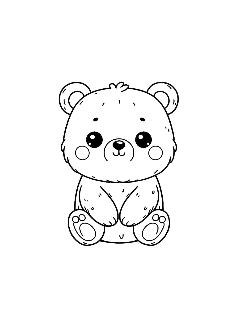 Bear coloring page 42
