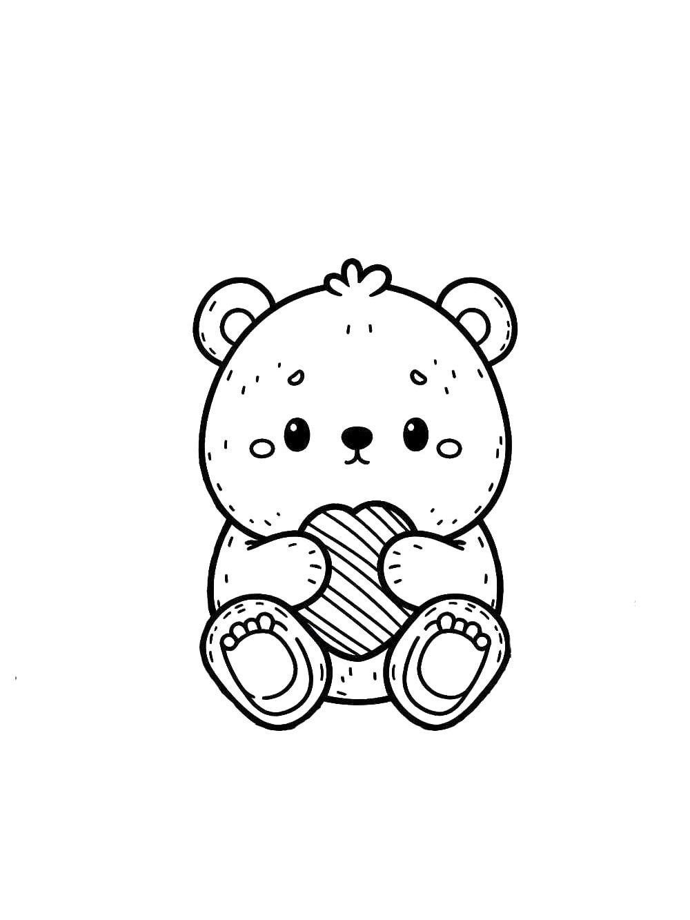 Bear coloring page 47