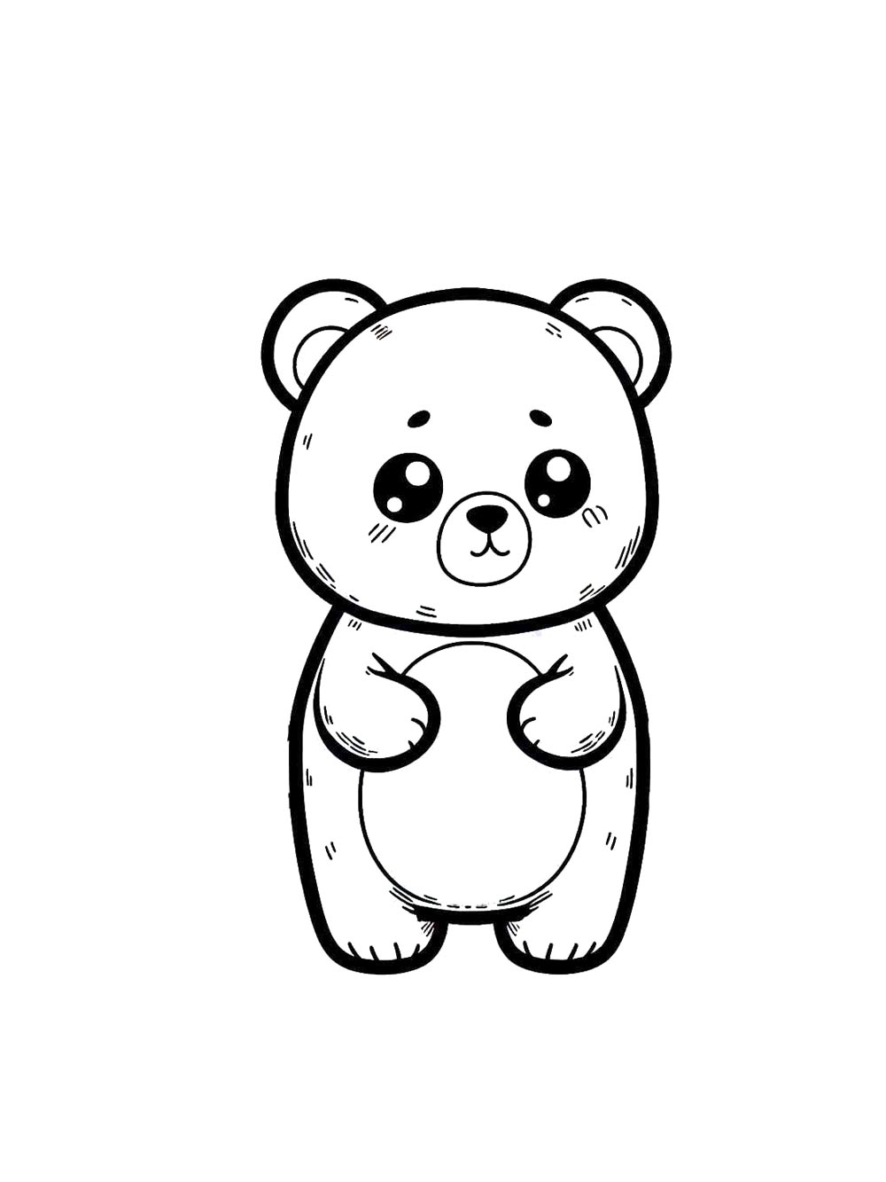 Bear coloring page 50