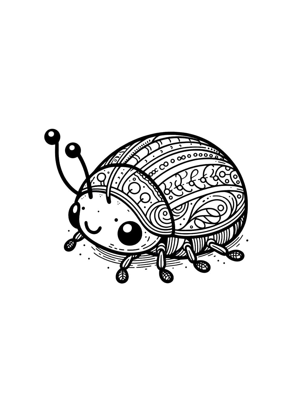 Beetle coloring page 45