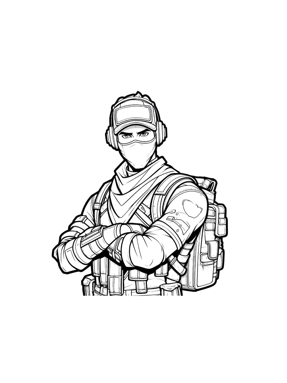 Fortnite coloring page 88