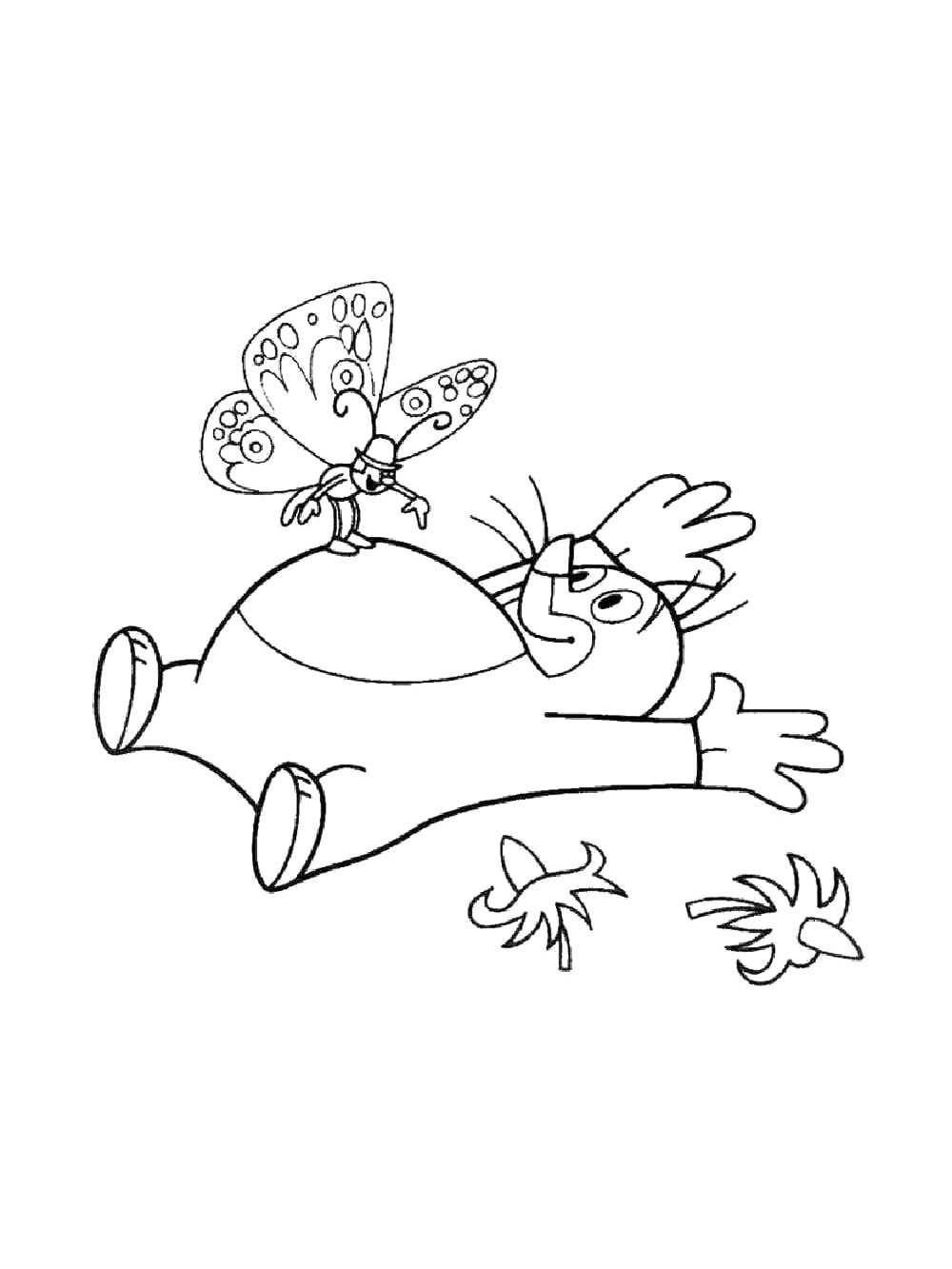Mole coloring page 10