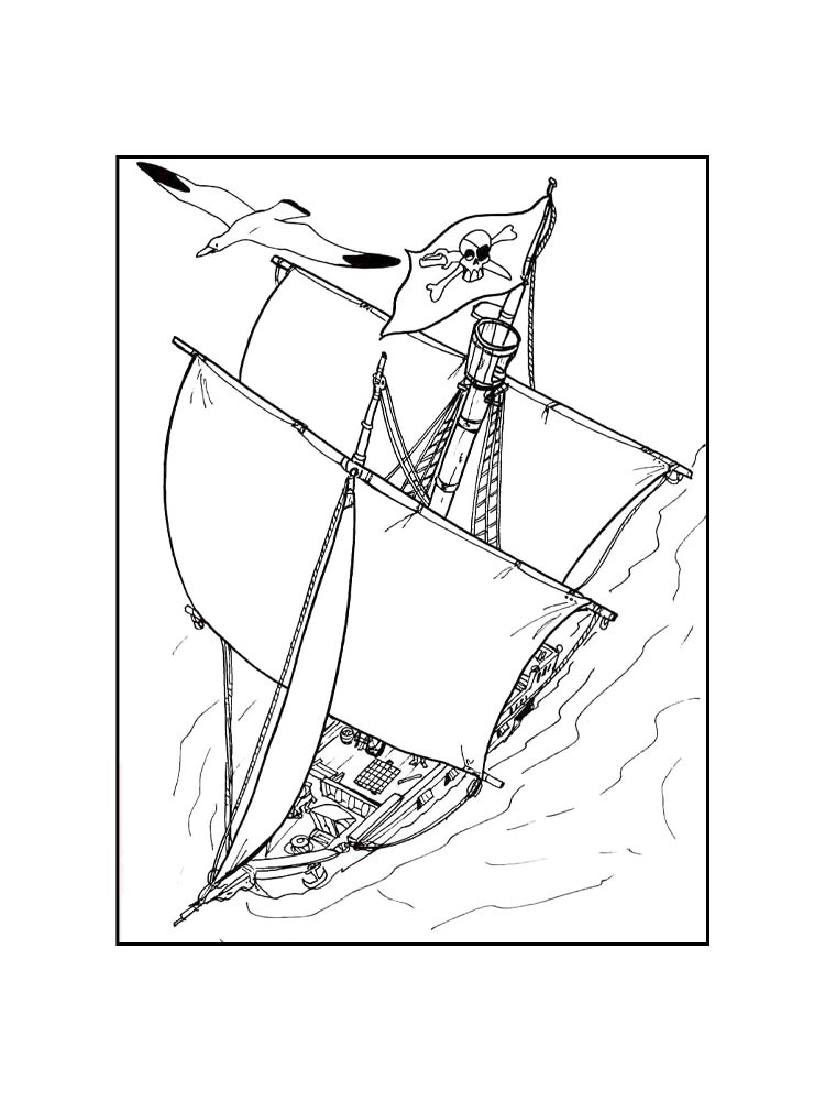Pirates coloring page 41